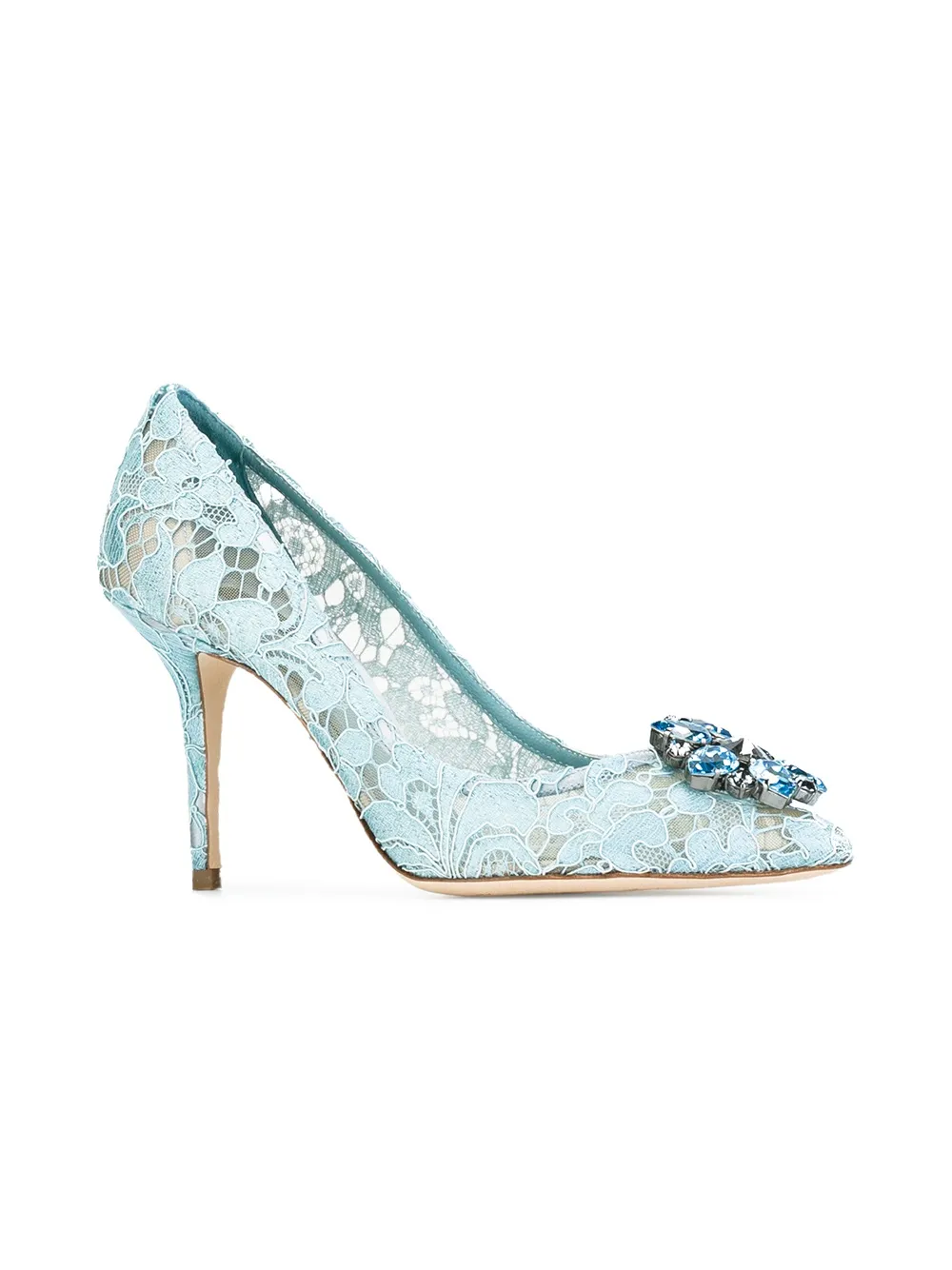 Women Dolce & Gabbana Bellucci Taormina Lace Pumps - Image 2