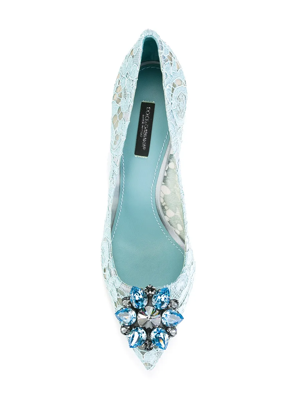 Women Dolce & Gabbana Bellucci Taormina Lace Pumps - Image 4