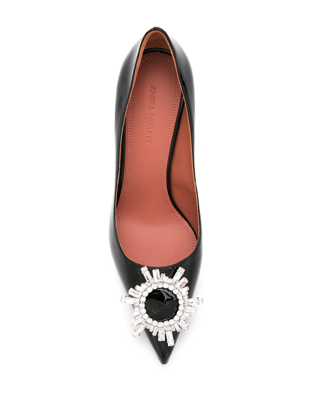 Women Amina Muaddi Begum Crystal-embellished Pumps - Image 4