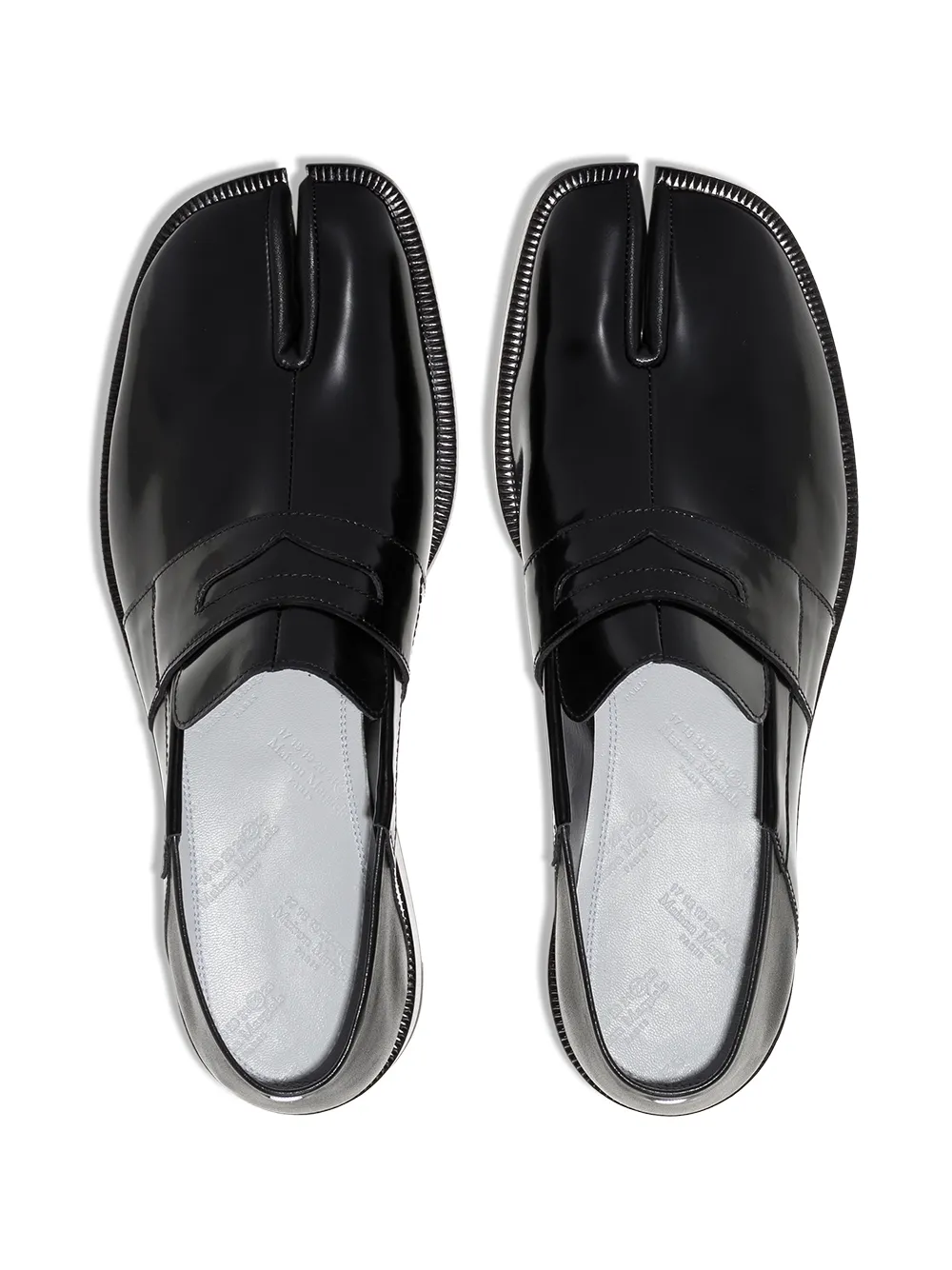 Women Maison Margiela Tabi Leather Loafers - Image 5