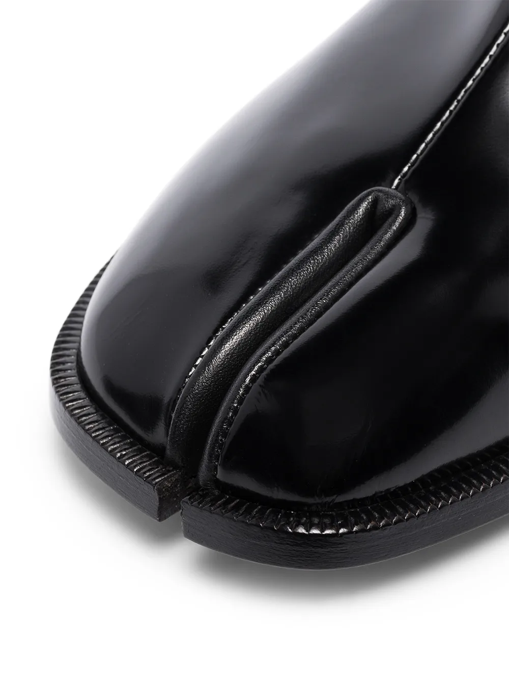 Women Maison Margiela Tabi Leather Loafers - Image 4