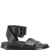 Women Ann Demeulemeester Crossover Strap Flat Sandals