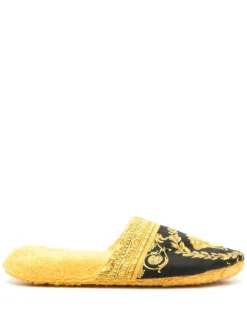 Women Versace Medusa Print Slippers