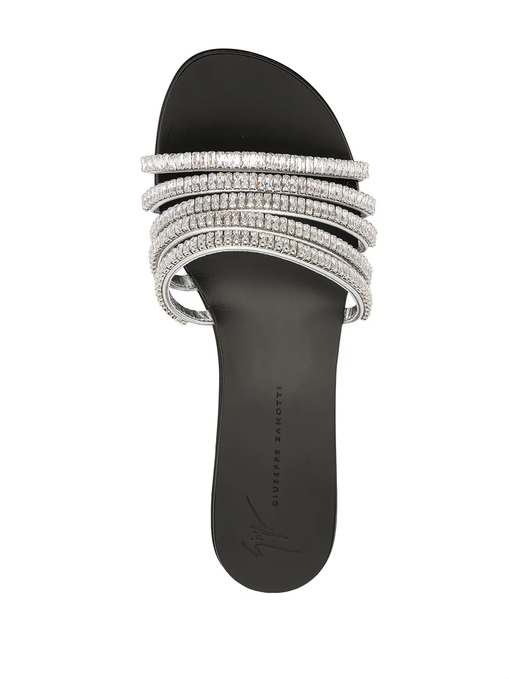 Women Giuseppe Zanotti Crystal Embellished Sandals - Image 4