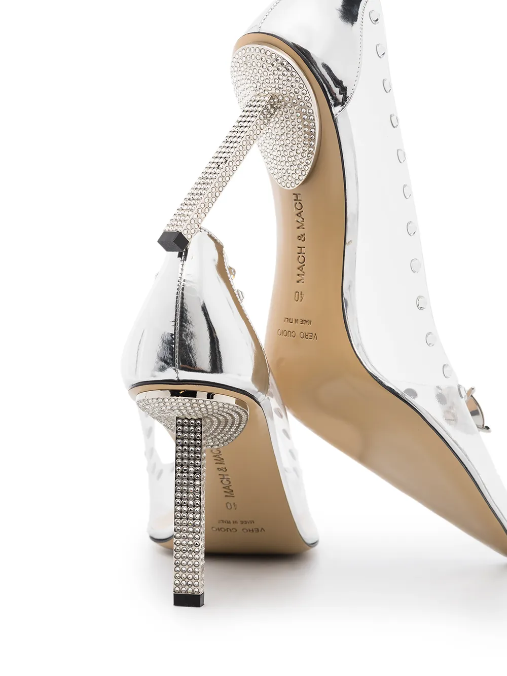 Women MACH & MACH Diamond Dreams 100mm Pumps - Image 4