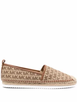Women Michael Kors MK Monogram-print Espadrilles