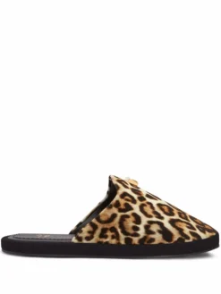 Women Giuseppe Zanotti Domitille Leopard-print Slippers