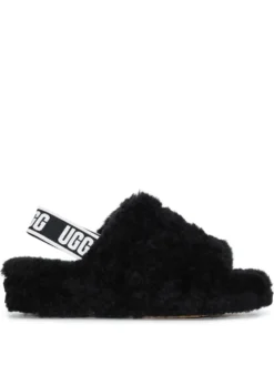 Women UGG Fluff Yeah Flatform Slippers