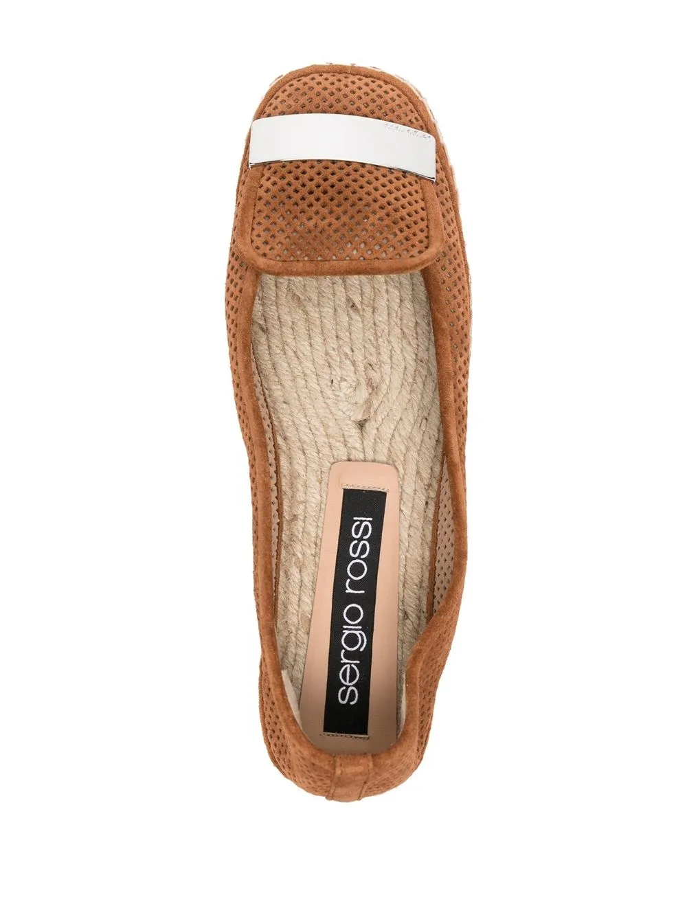 Women Sergio Rossi SR1 Perforated 20mm Espadrilles - Image 4