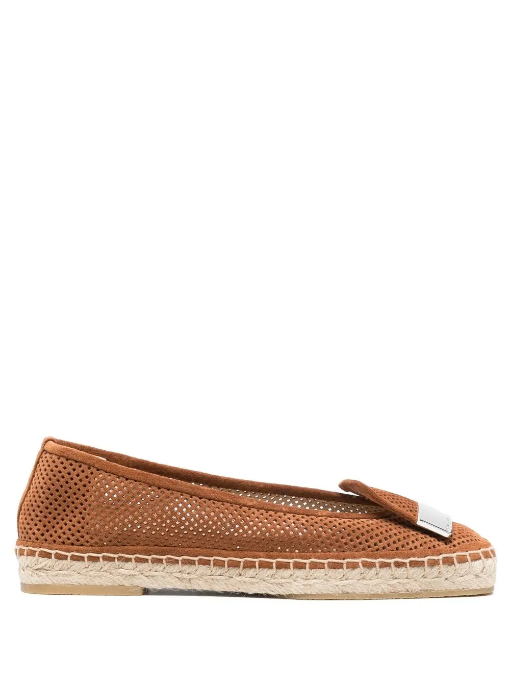 Women Sergio Rossi SR1 Perforated 20mm Espadrilles