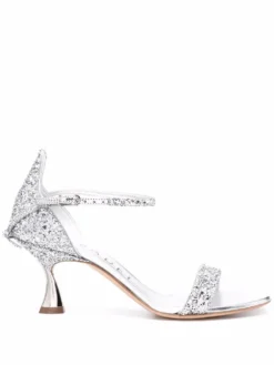 Women Casadei K Blade Glitter-embellished Sandals