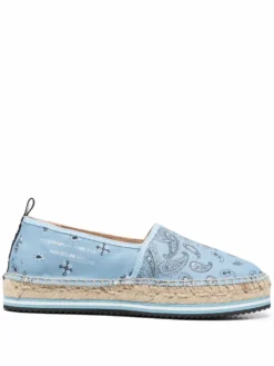 Women Kenzo Bandana Platfrom Espadrilles