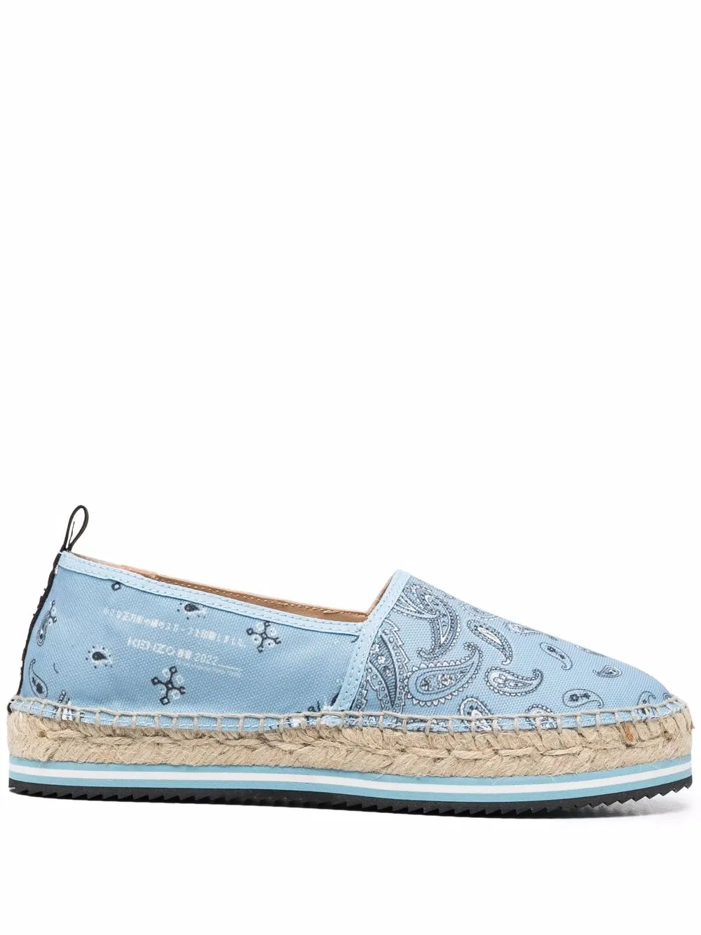 Women Kenzo Bandana Platfrom Espadrilles