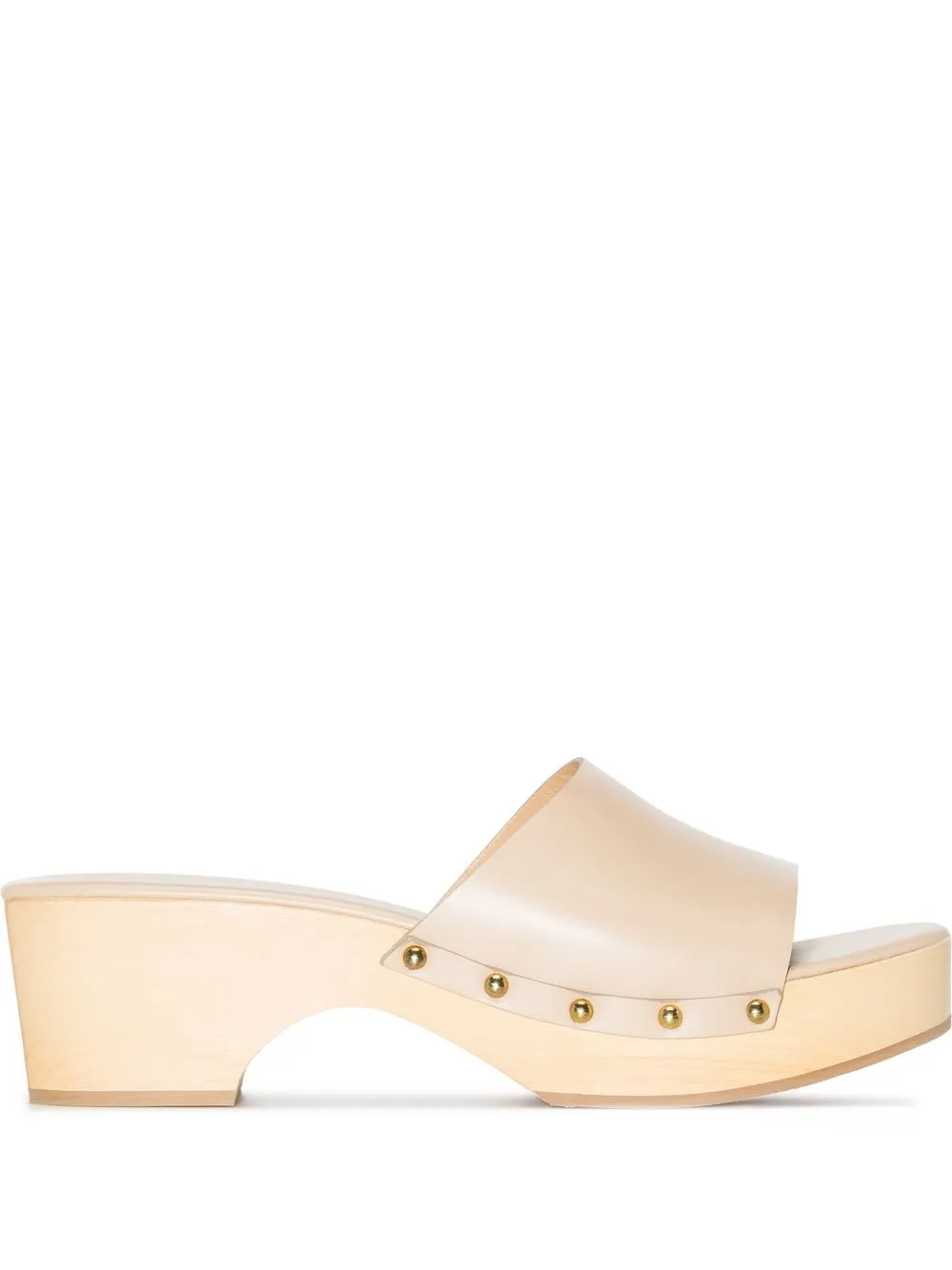 Women Aeyde Bobbie Studded Platform Clogs