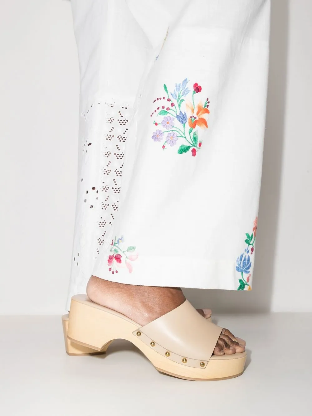 Women Aeyde Bobbie Studded Platform Clogs - Image 3