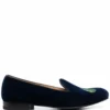 Women Scarosso Daisy Embroidered Velvet Slippers