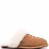 Women UGG Shearling-trim Slippers