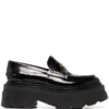 Women Alexander Wang Chunky Sole Leather Loafers