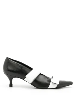 Women Gloria Coelho Leather Two-tone Shoes