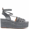 Women Tory Burch Lace-up Platform Espadrilles