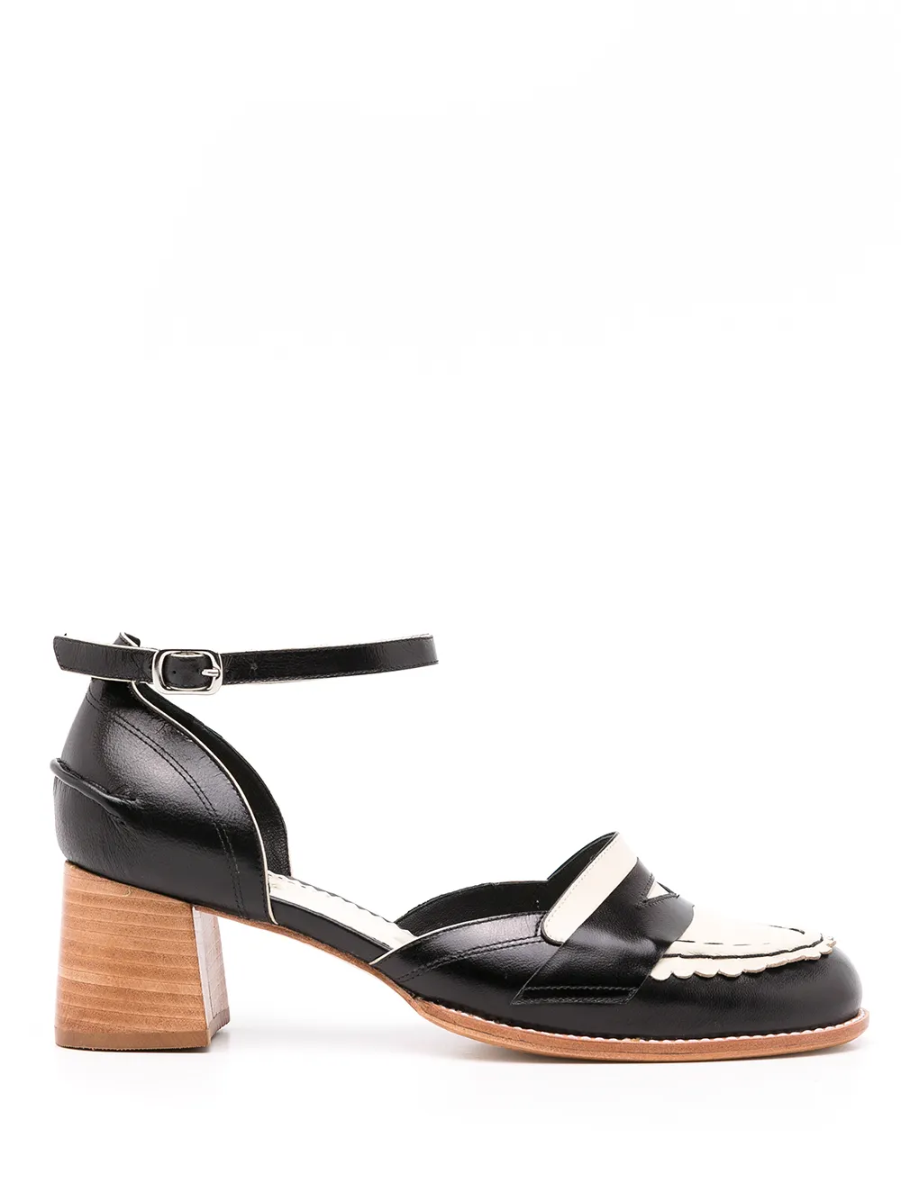 Women Sarah Chofakian Round-toe Leather Sandals
