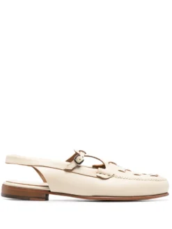 Women Hereu Roqueta Slingback Leather Sandals