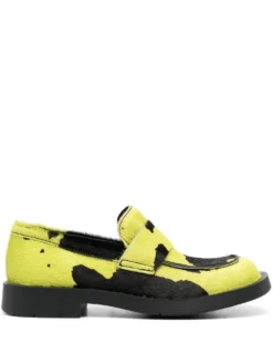 Women CamperLab Animal-print Leather Loafers
