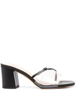 Women Maryam Nassir Zadeh Transparent-strap Leather Sandals