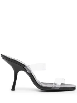 Women BY FAR Clara 90mm Double-strap Sandals