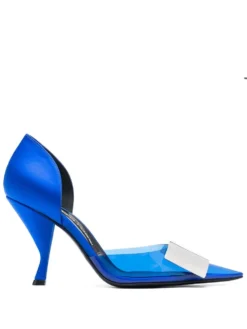 Women Sergio Rossi 100mm Buckle-detail Heeled Pumps