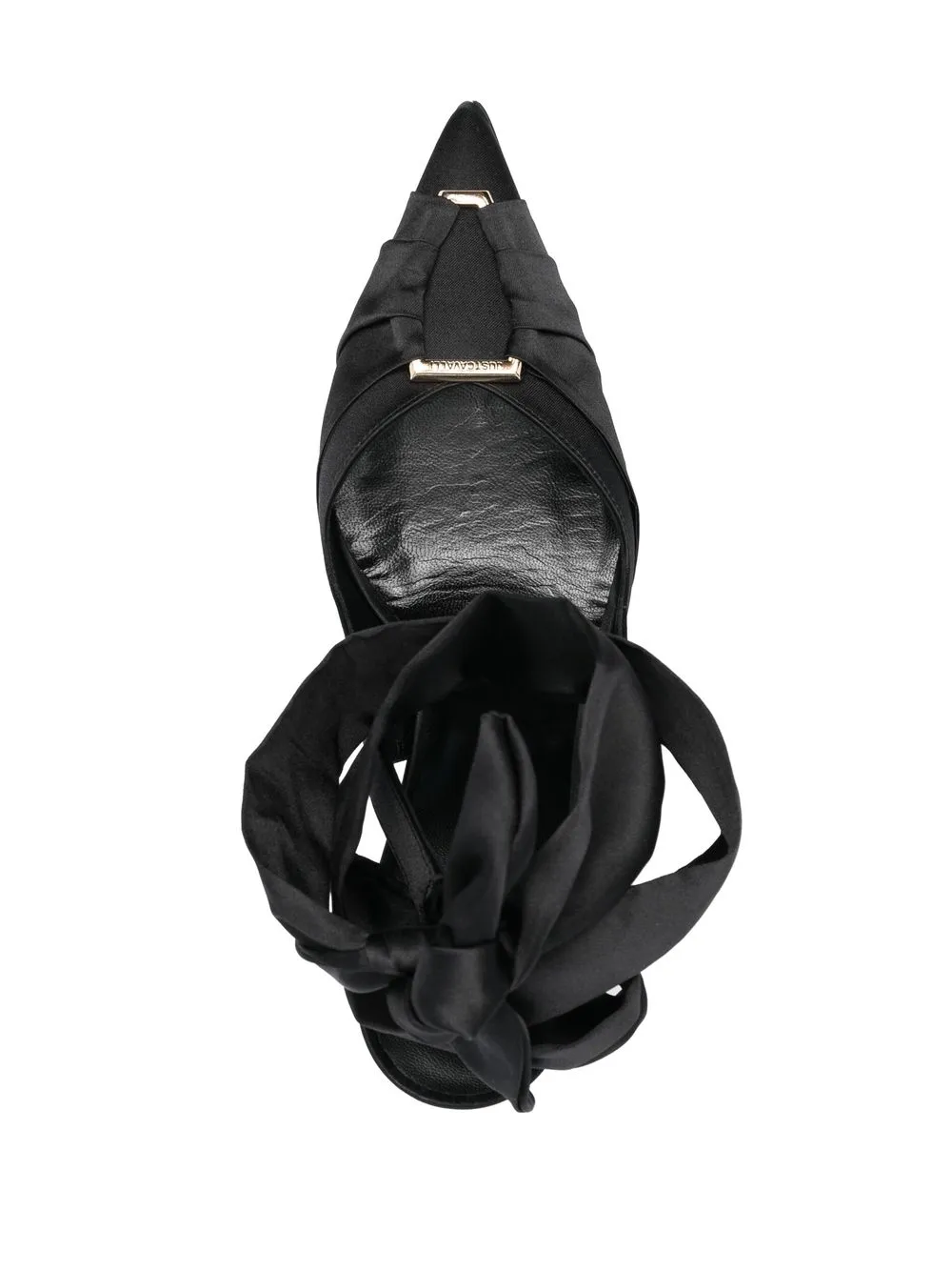 Women Just Cavalli 110mm Leather Pumps - Image 4