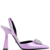 Women Versace Medusa-plaque Heeled Pumps