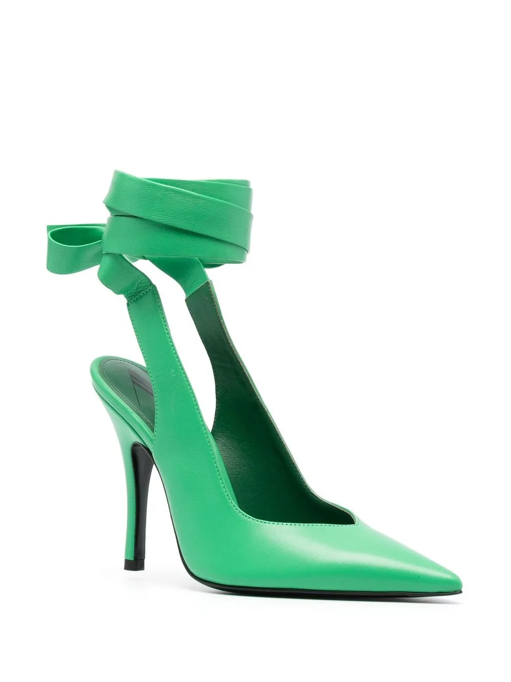 Women The Attico Tie-detail Heeled Pumps - Image 2