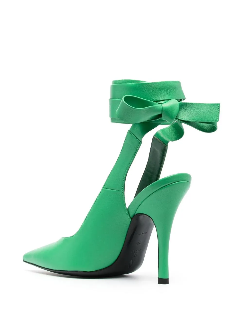 Women The Attico Tie-detail Heeled Pumps - Image 3
