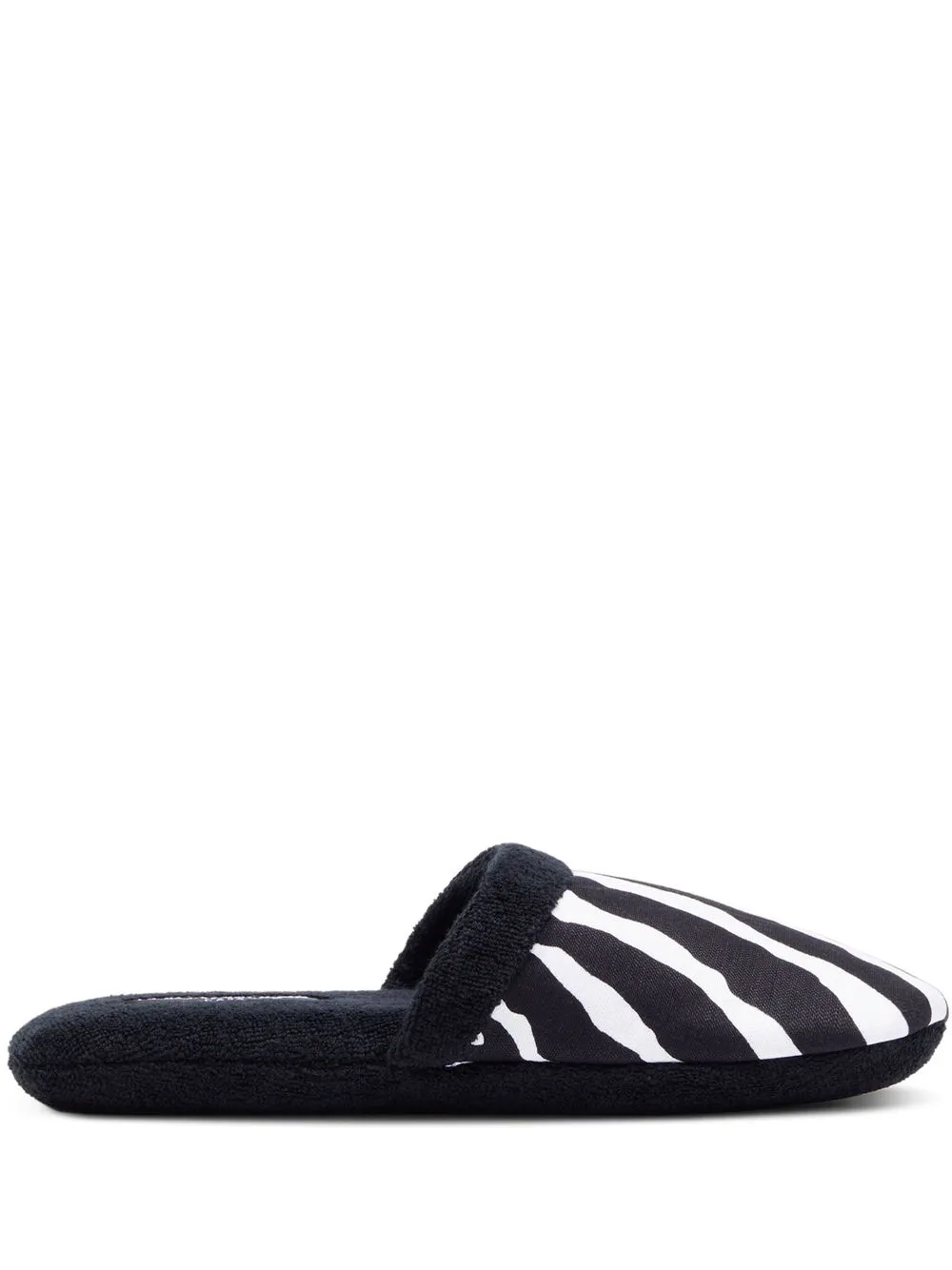 Women Dolce & Gabbana Zebra-print Terry-cloth Slippers