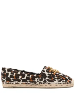 Women Tory Burch Eleanor Leaped-print Espadrilles