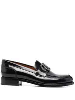 Women René Caovilla Morgana Leather Loafers