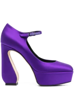 Women Si Rossi Platform 130mm Mary Jane Pumps