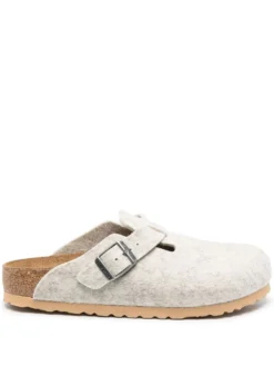 Women Birkenstock Boston Wool-felt Clogs