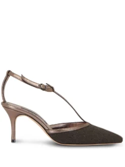 Women Manolo Blahnik Piglie Ankle-strap Pumps