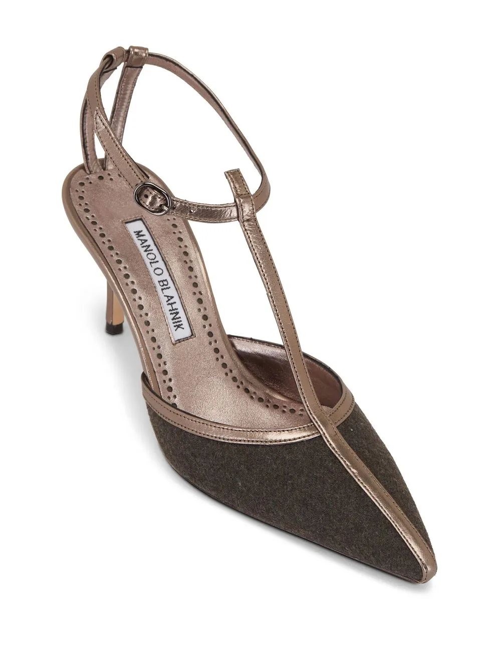 Women Manolo Blahnik Piglie Ankle-strap Pumps - Image 2