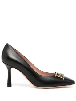 Women Bally Evanca 85 Leather Pumps