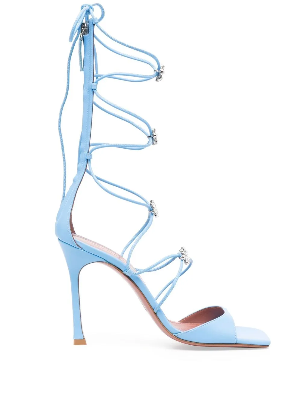 Women Amina Muaddi Daisy 95mm Strappy Sandals
