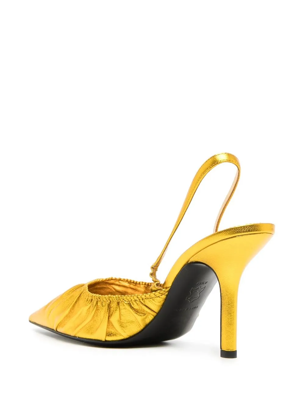 Women Tory Burch Runway Sling Leather Pumps - Image 3
