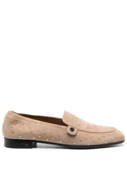 Women Laurence Dacade Rhinestone-embellished Suede Loafers
