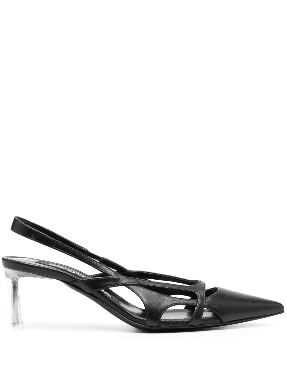Women Sergio Rossi Aracne 65mm Leather Slingback Pumps