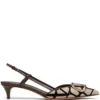 Women Valentino Garavani Logo Plaque Slingback Pumps