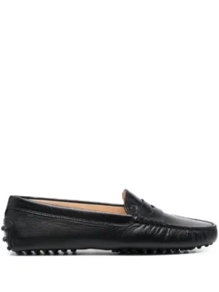 Women Tod&apos;s Gommino Grained Leather Loafers