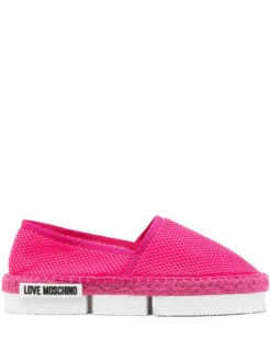 Women Love Moschino Mesh-panel 35mm Espadrilles
