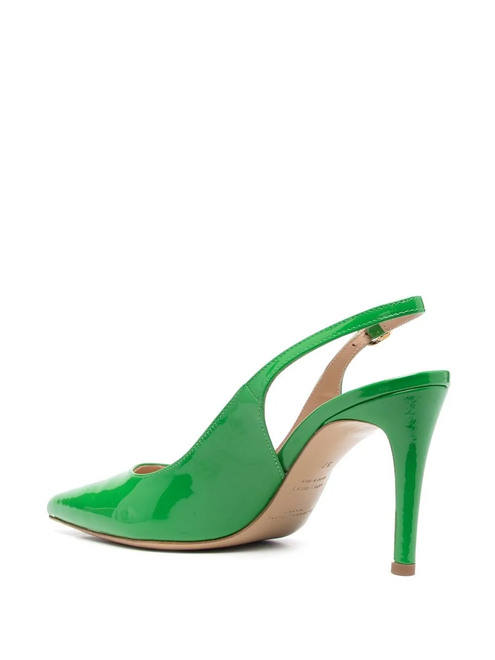 Women Roberto Festa Lavinia Patent-leather Slingback Pumps - Image 3